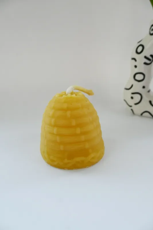 Beeswax Skep Candle