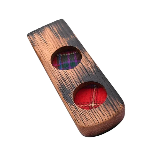 Hand Crafted Oakwood Barrel Whisky Glass Stand