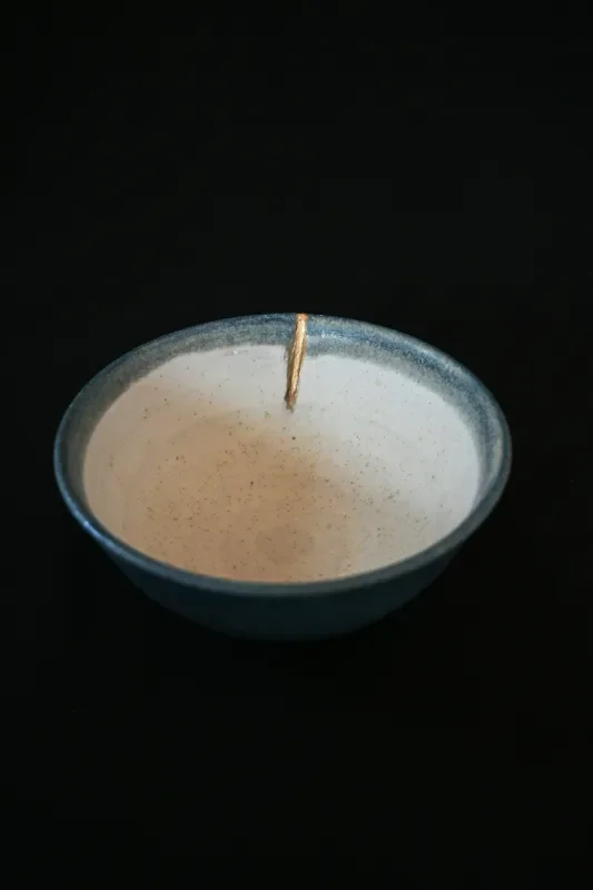 Hand Thrown Green Bowl