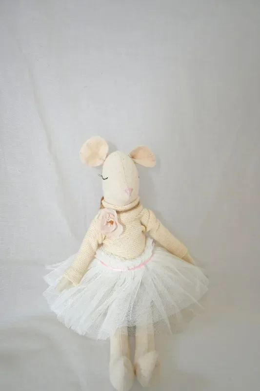 Handcrafted Mice Ballerina