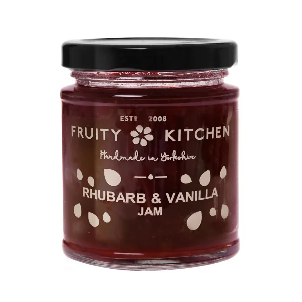 Handmade Rhubarb & Vanilla Jam 227g