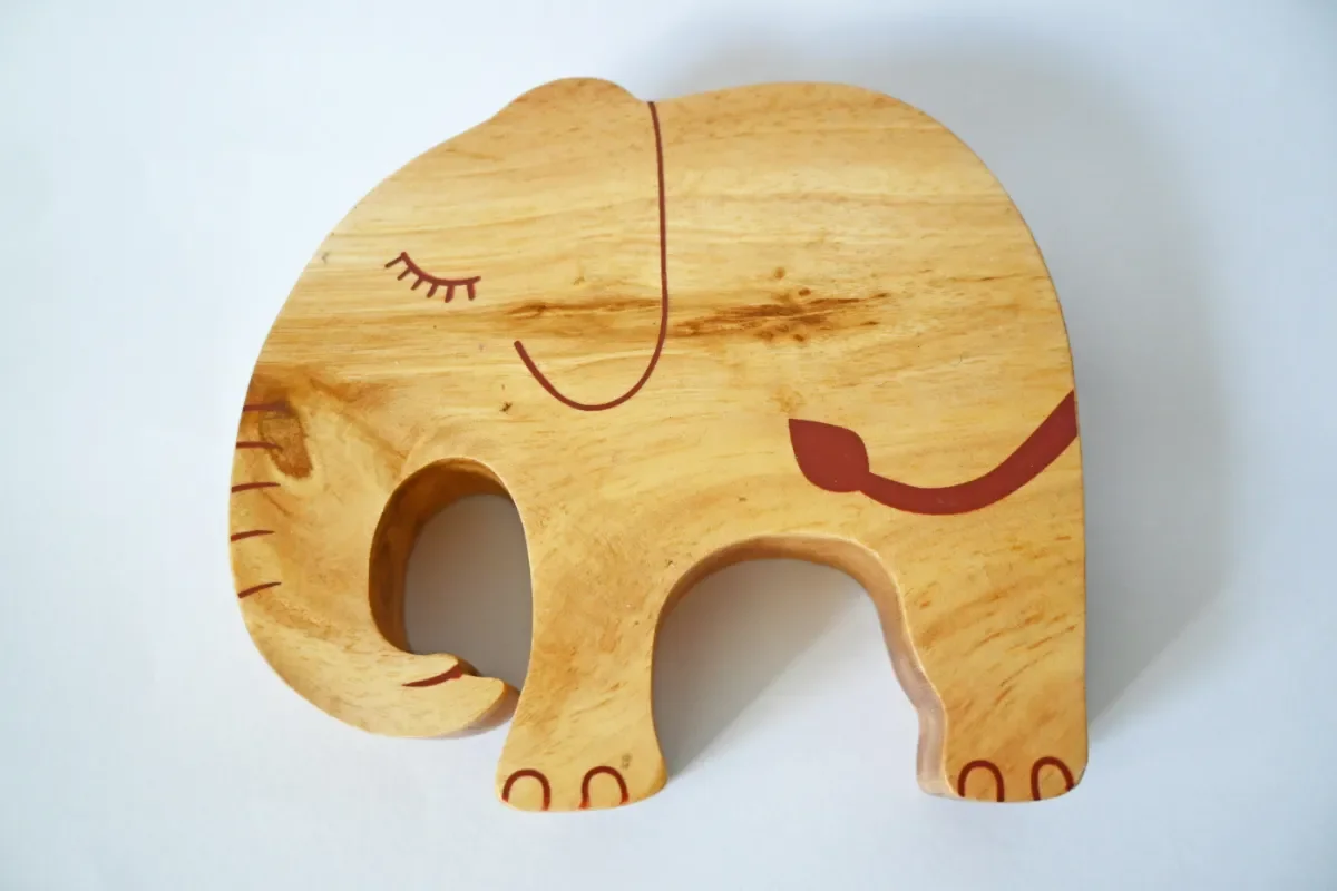 Handmade Wooden Elephant