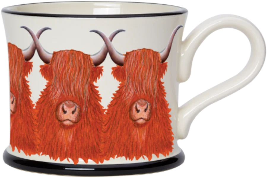 Moorland Ceramic Mug - Highland Cattle