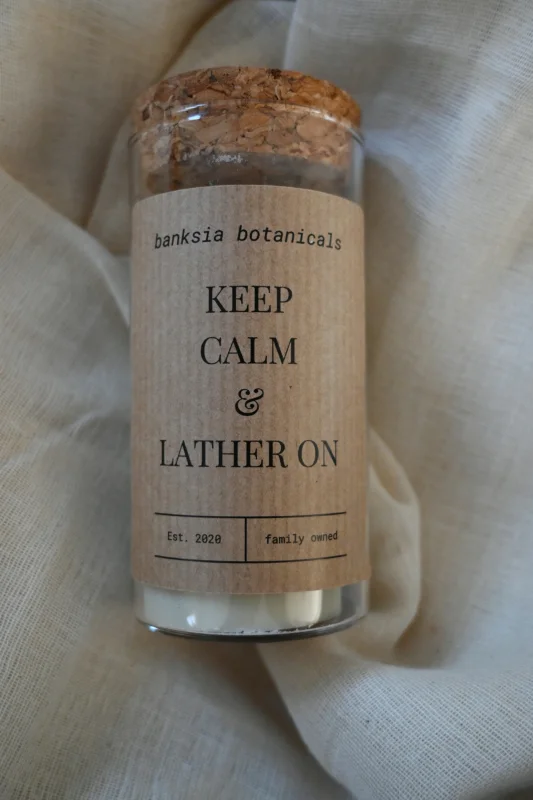 Olive Oil Enriched Gift Soap - Keep Calm and Lather On