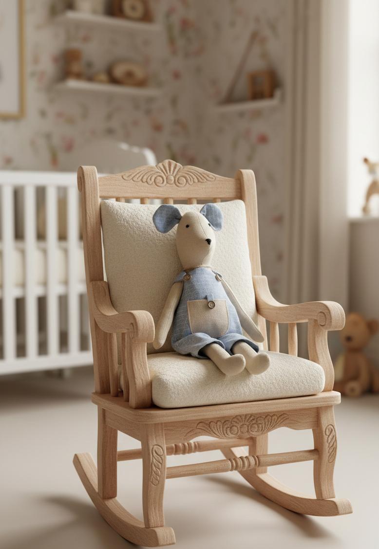 Handcrafted blue mouse 