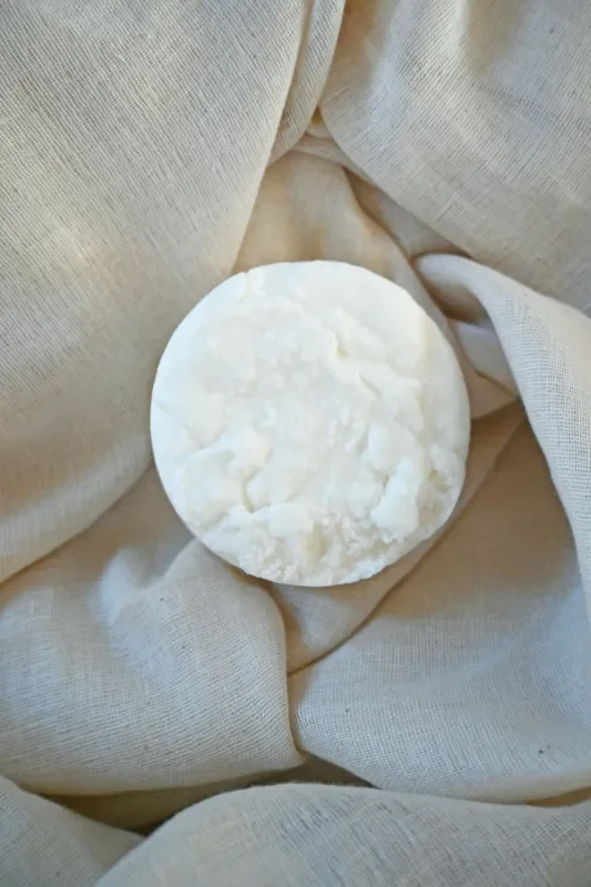Sandalwood Nurturing Solid Shampoo Bar In a Compostable Wrap