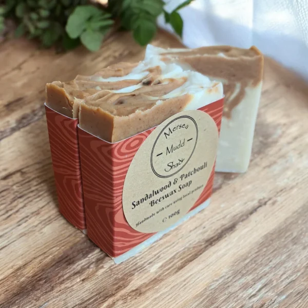 Sandalwood & Patchouli Beeswax Soap 100g